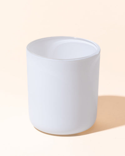 12oz aura vessel - matte white - the stash
