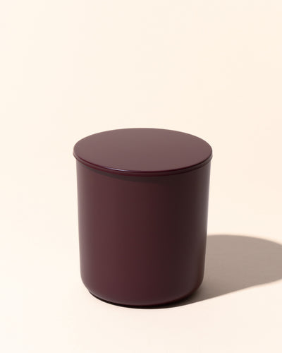 8oz aura vessel & lid- matte wine - the stash