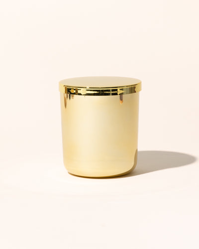 luxe metal candle lid with gasket
