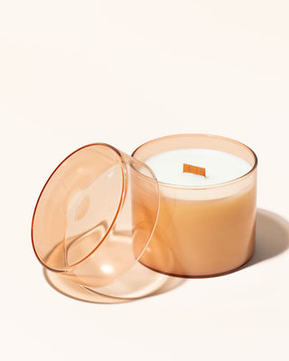 12oz Translucent Sunset Muse Glass Candle Vessels