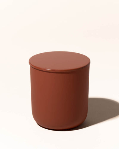 8oz aura vessel & lid- matte clay - Makesy