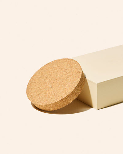 natural candle cork lid - the stash