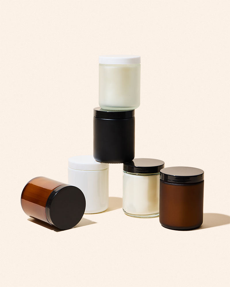 9oz silo™ straight sided jar & lid - the stash