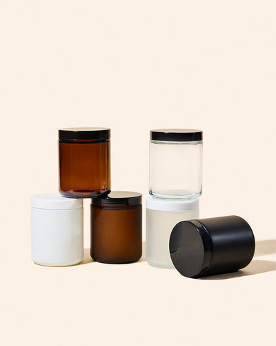 9oz silo™ straight sided jar & lid - the stash