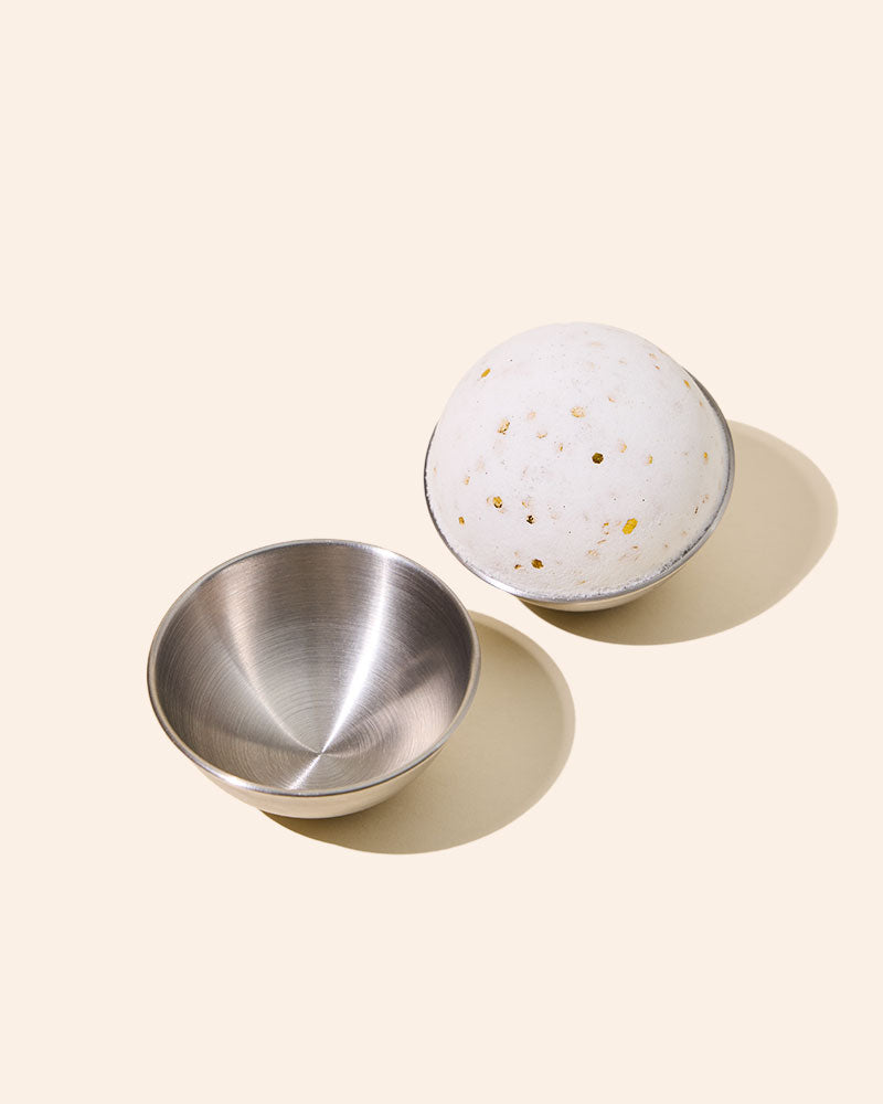 stainless steel bath bomb mold