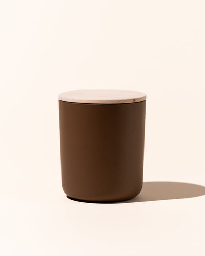 thin wood candle lid with gasket - the stash