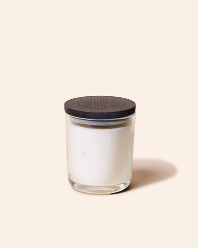 thick wood candle lid with gasket