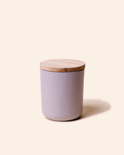 thick wood candle lid with gasket