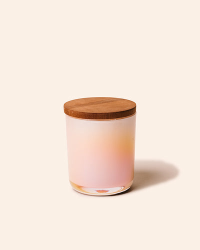 thick wood candle lid with gasket
