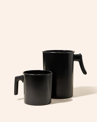 black pouring pitcher