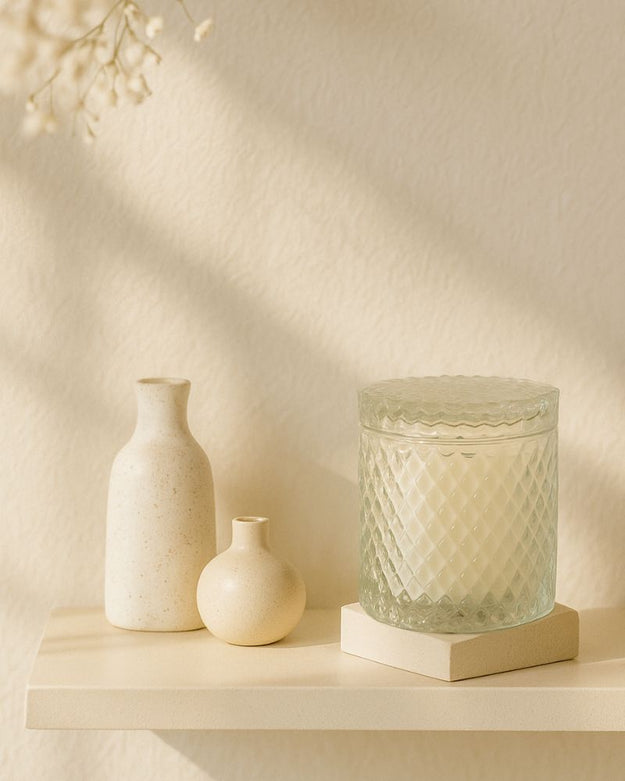 15oz brilliant candle vessel & lid