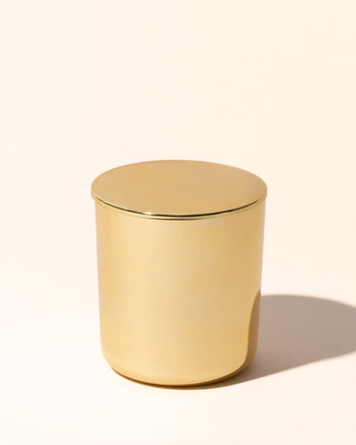 8oz aura vessel & lid - lustrous gold - the stash