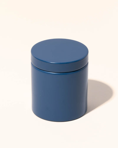 9oz glam tin & lid - navy - the stash