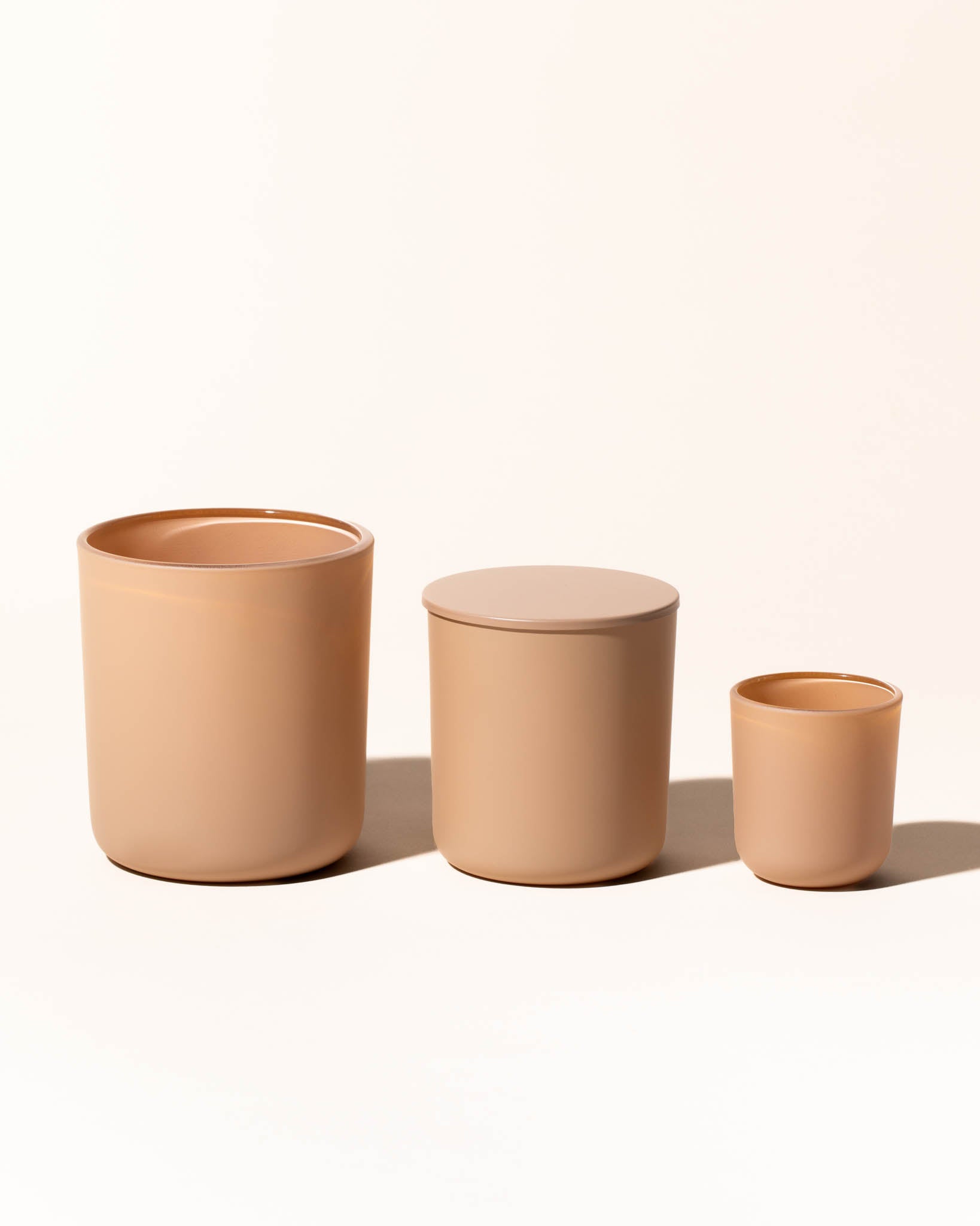 8oz aura vessel & lid- matte khaki - the stash
