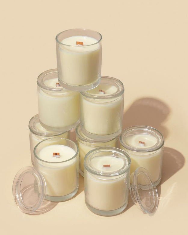 starter candle making kit - 8.5oz nova vessel & lid