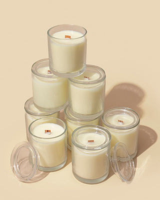 starter candle making kit - 8.5oz nova vessel & lid