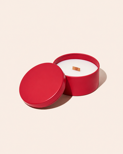 5oz metal candle tin & lid