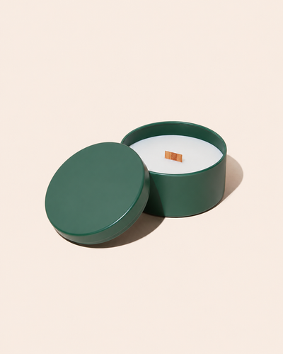 5oz metal candle tin & lid