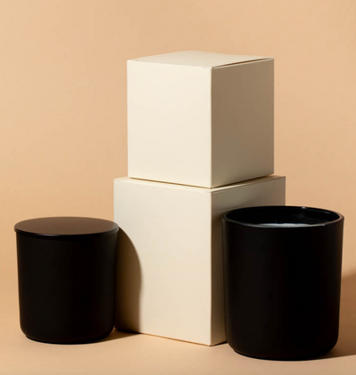 soft touch vessel box- cream, large - the stash