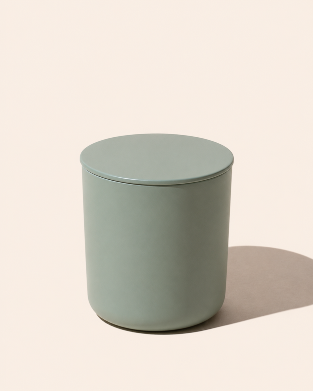 matte sage / 8 oz aura includes lid - set of 12