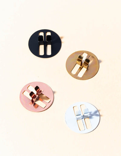 low profile wood wick clips - the stash