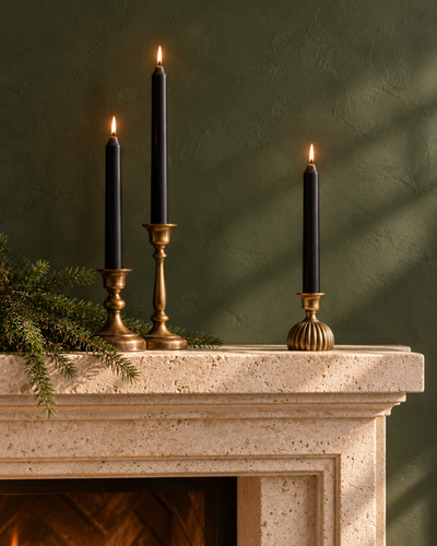 Unscented Taper Candle