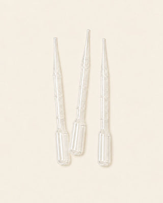 clear pipette dropper - set of 100