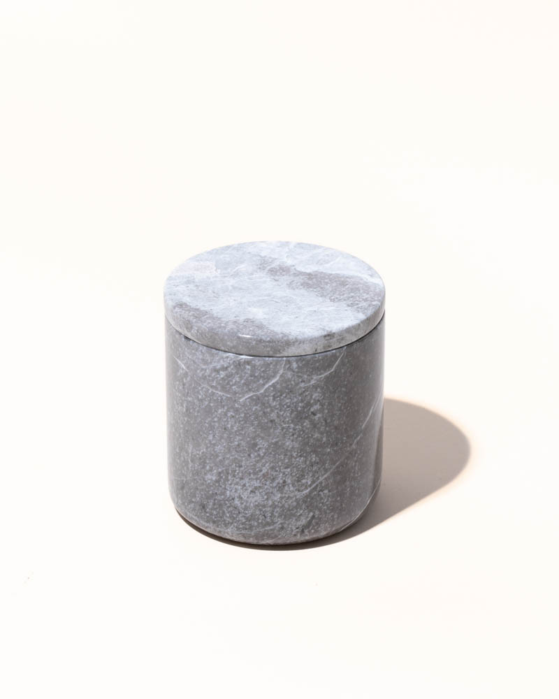 10oz marble candle vessel & lid