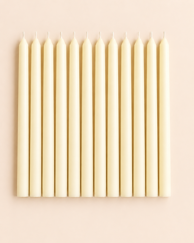 Unscented Taper Candle