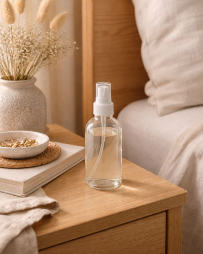 4oz / 118ml frosted glass fine mist spray bottle