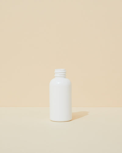 white gloss pet 2oz bottle - the stash