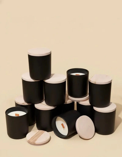 starter candle making kit - 12oz aura vessel & lid