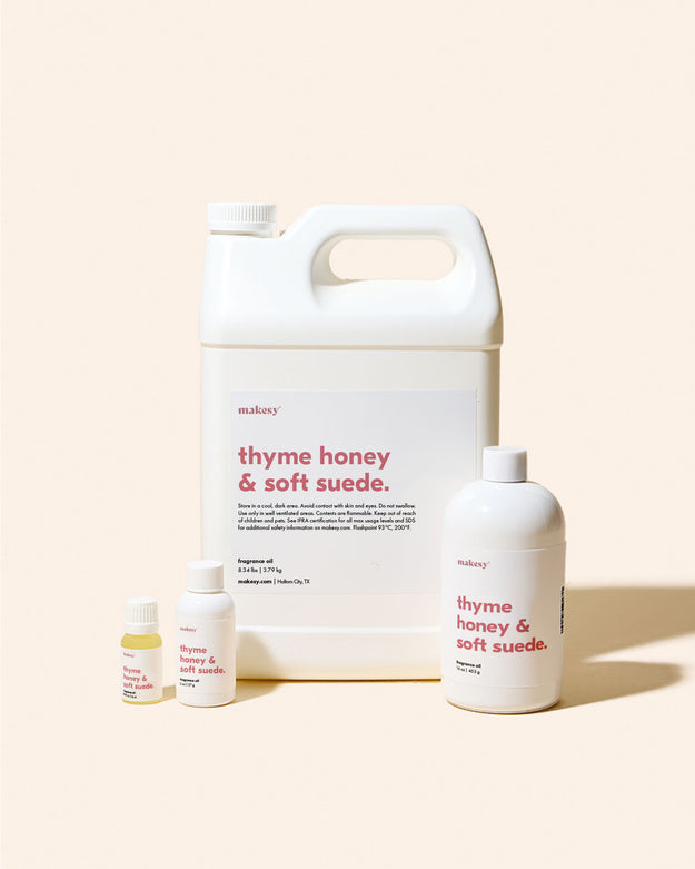 thyme honey & soft suede™ fragrance oil