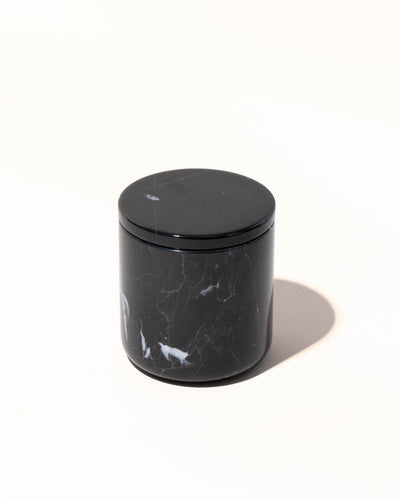 10oz marble vessel & lid - black - the stash