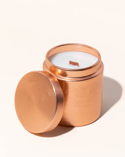 9oz glam tin & lid - copper - Makesy