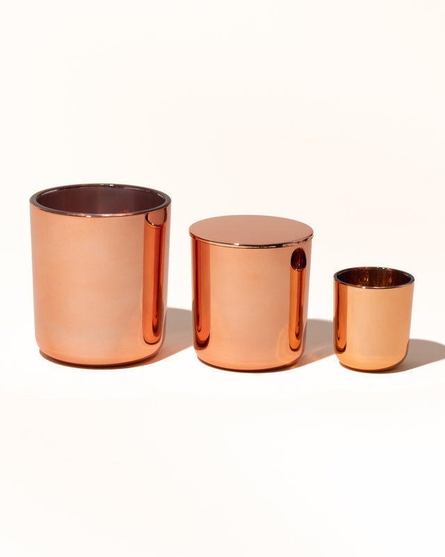 8oz aura vessel & lid - lustrous copper - Makesy