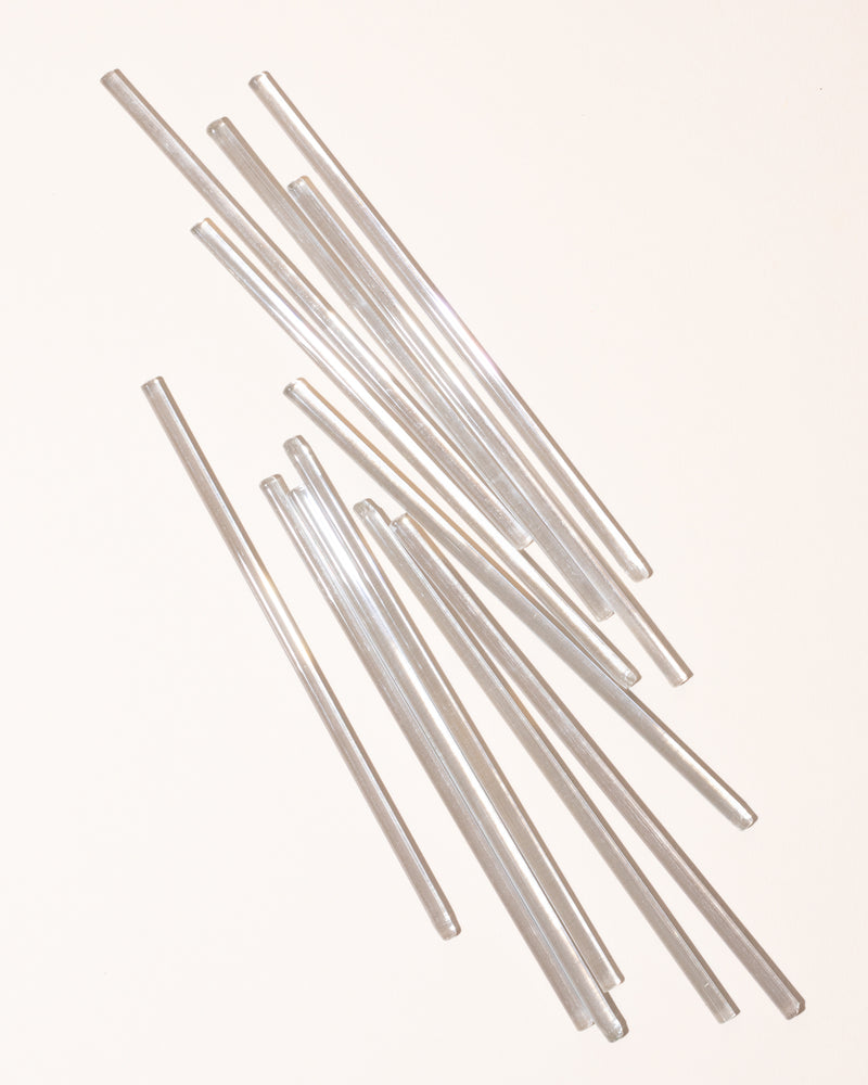 glass stir stick - set of 12