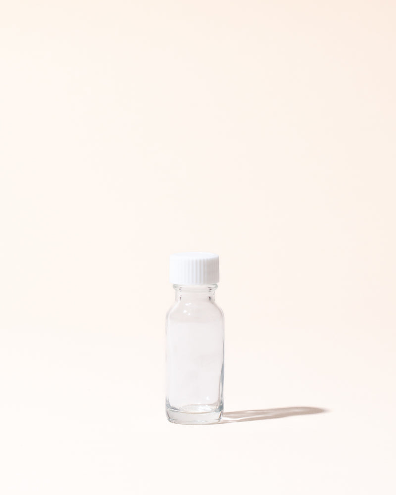 0.5oz translucent naked bottle & cap