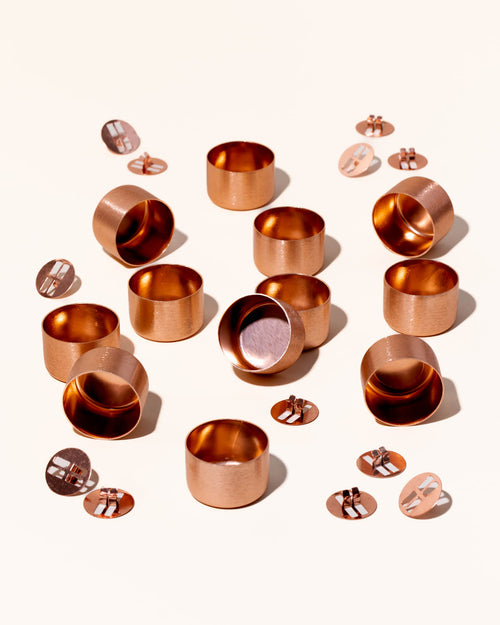 tealights - lustrous copper - Makesy