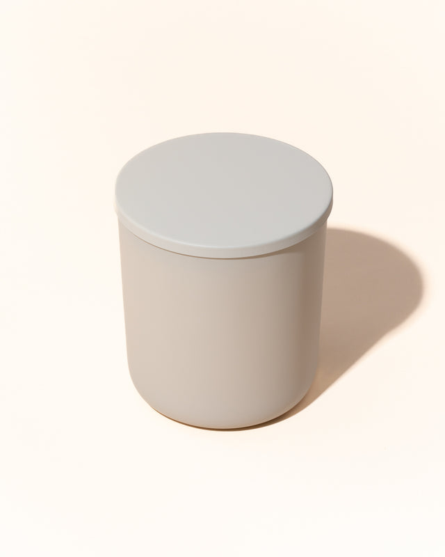 thin metal lid - matte cream - Makesy