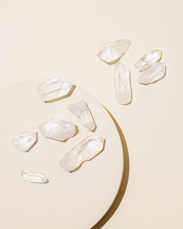 clear quartz points - Makesy