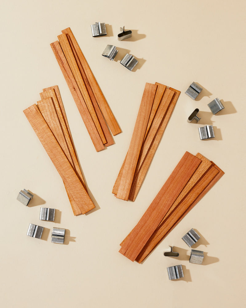 Crackling Single-Ply Wood Wick .02 Sample Kit | Candle Making | makesy®