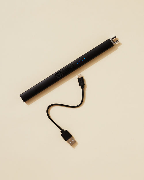 eco slim electric lighter black - Makesy