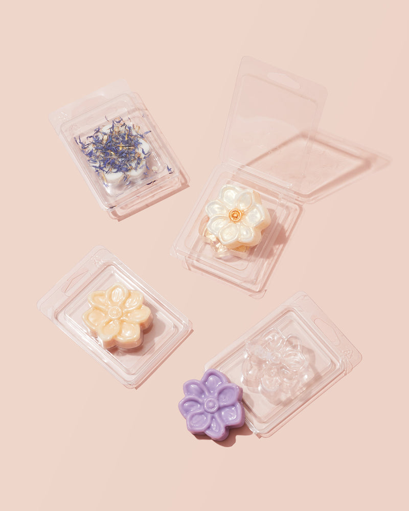 RECYCLED PLASTIC 1 CAVITY FLOWER CLAMSHELL
