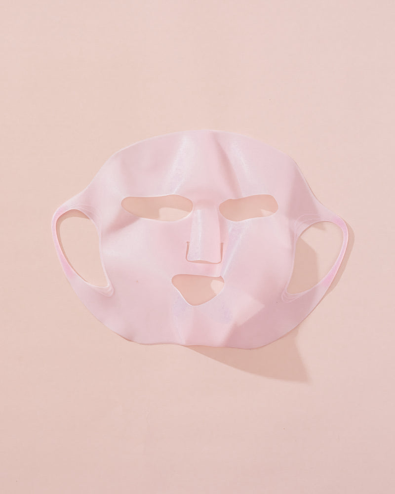 reusable silicone sheet mask pink