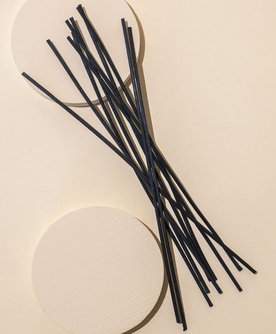 black rattan diffuser reeds - set of 100 - Makesy