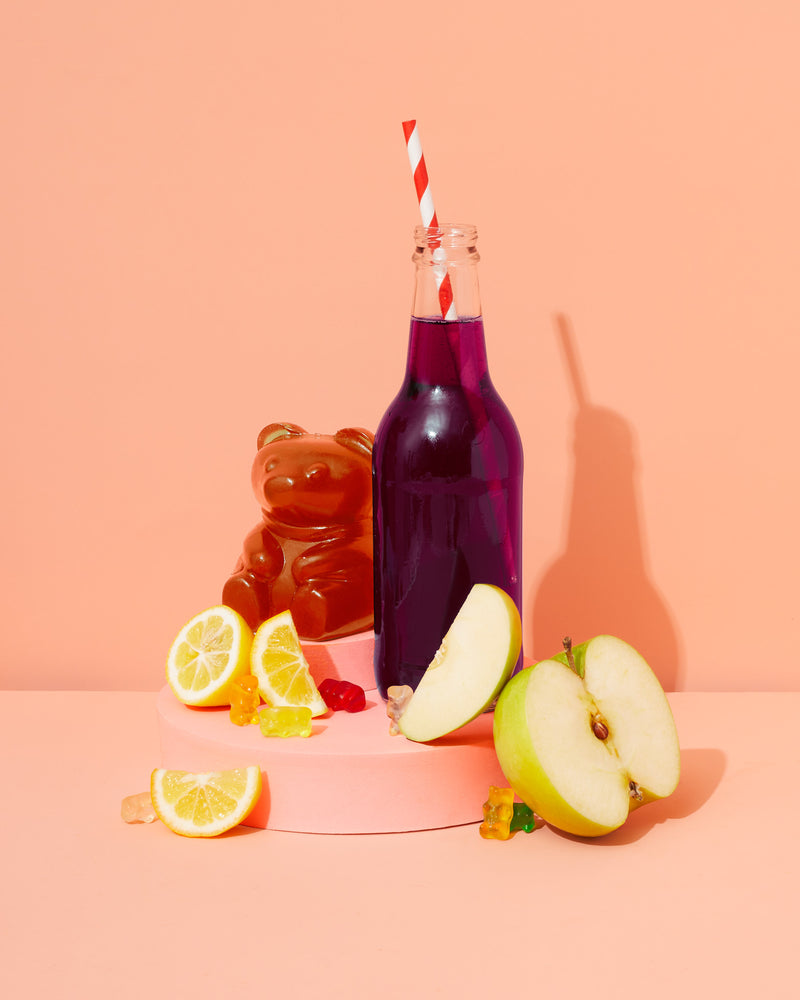 grape soda & gummy bears - Makesy
