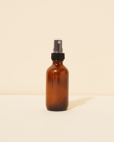 2oz translucent amber glass spray bottle - Makesy