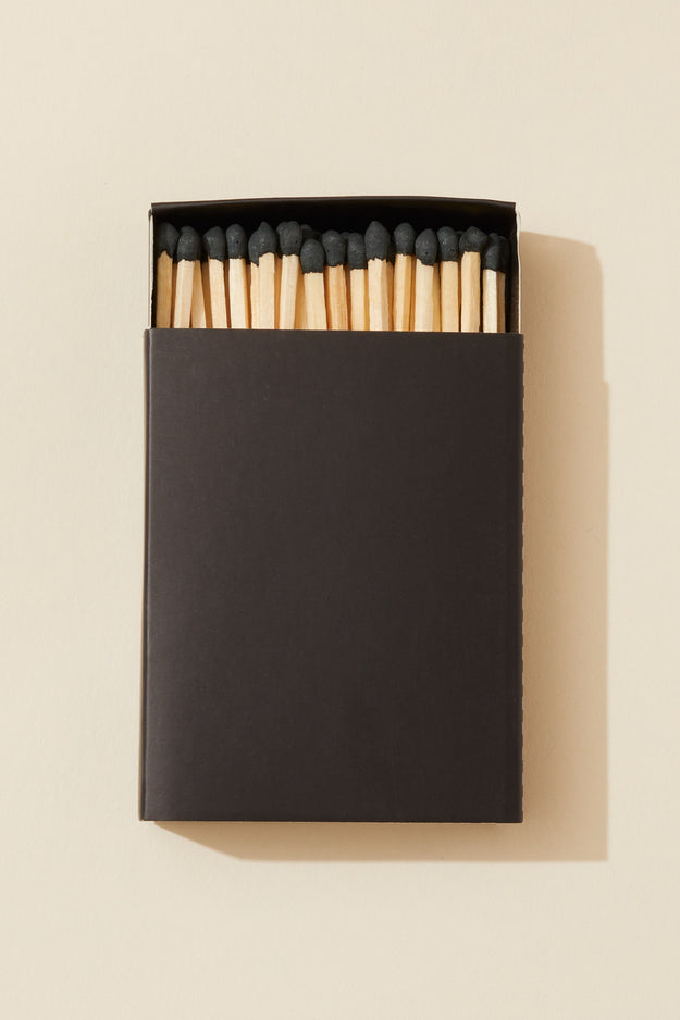 black tip 3in wooden matches - Makesy
