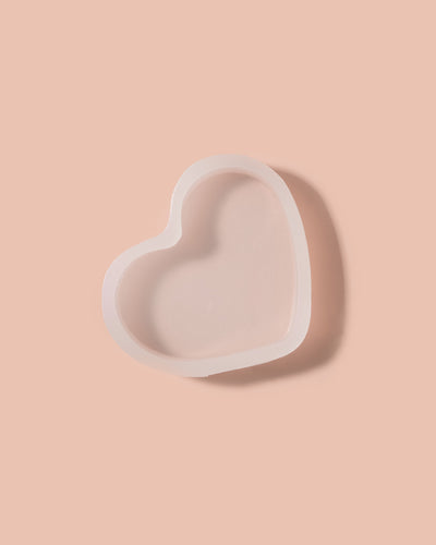 silicone heart 1 cavity mold - Makesy